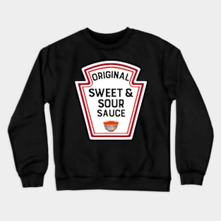 Halloween Costume Sweet And Sour Sauce Crewneck Sweatshirt